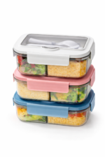 Lumo Living LeakSeal Bento Box with Phone Stand 1000/1400mL - Silver