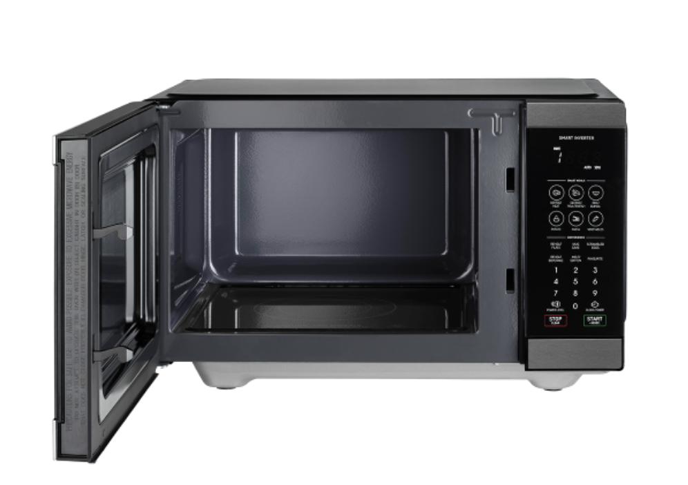image-3.png Sharp 26L Flatbed Microwave - Black Stainless SM267FHBS - Image 1